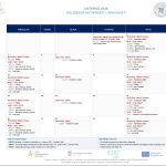 Kalendar aktivnosti za listopad 2026